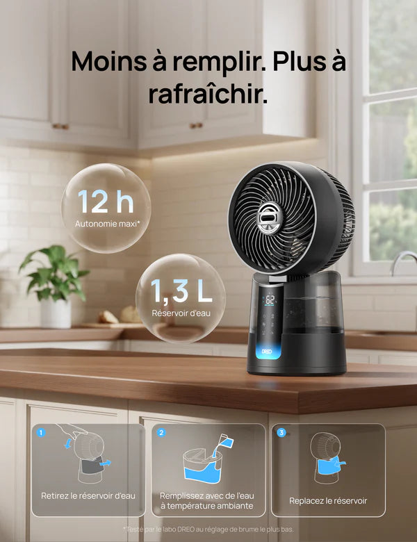 Ventilateur brumisateur DREO TurboCool™ 516S