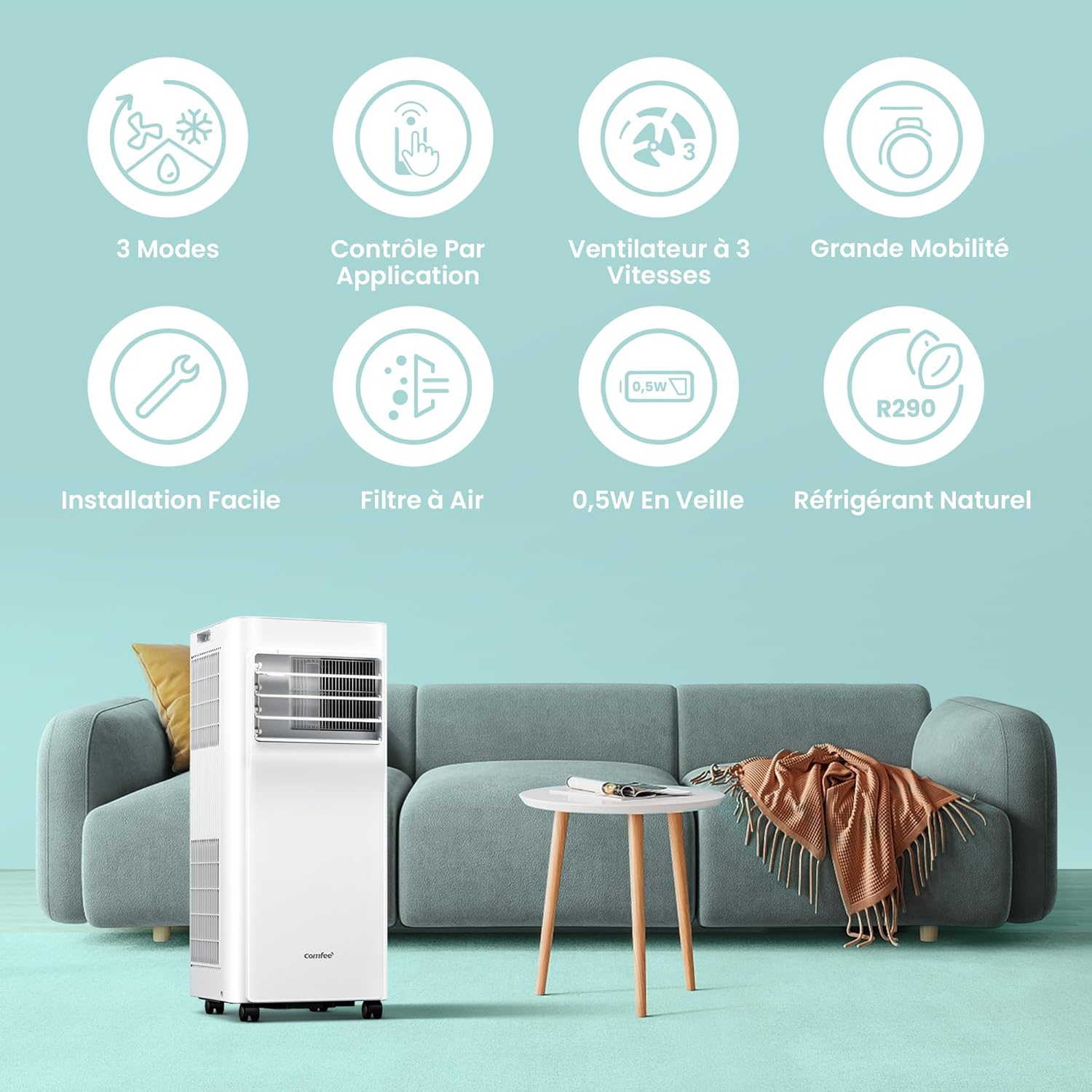 Comfee Breezy Cool 2.6 - 9000 BTU